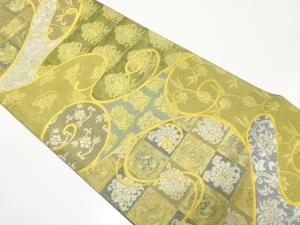 川島織物製　名物裂織り出し　袋帯